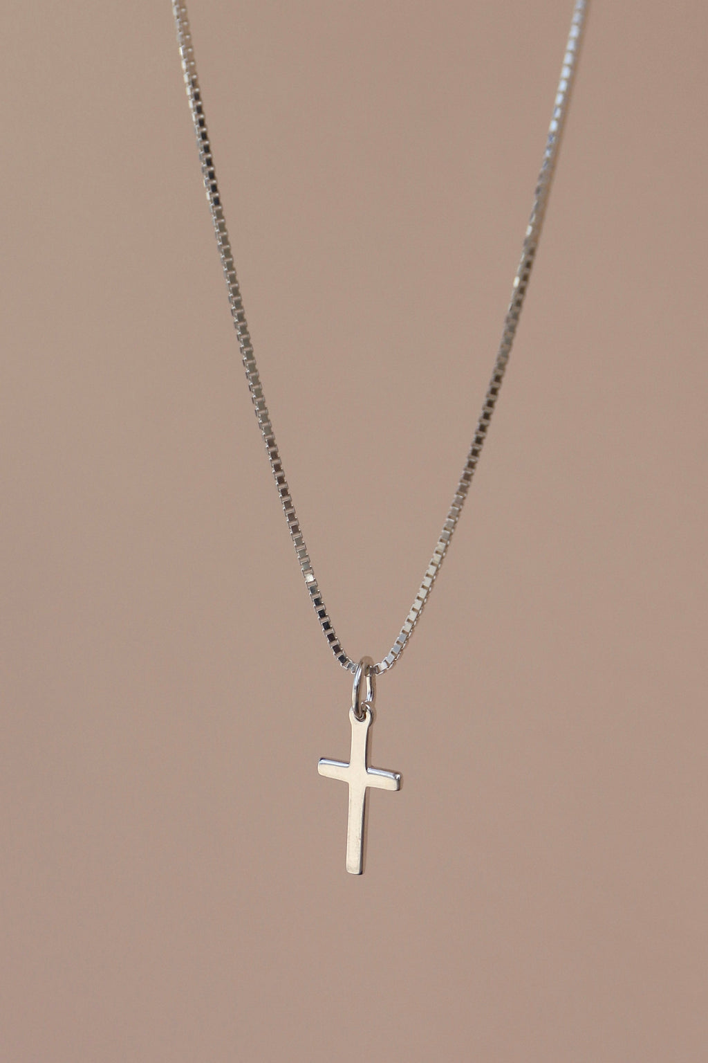 SILVER CROSS CHARM