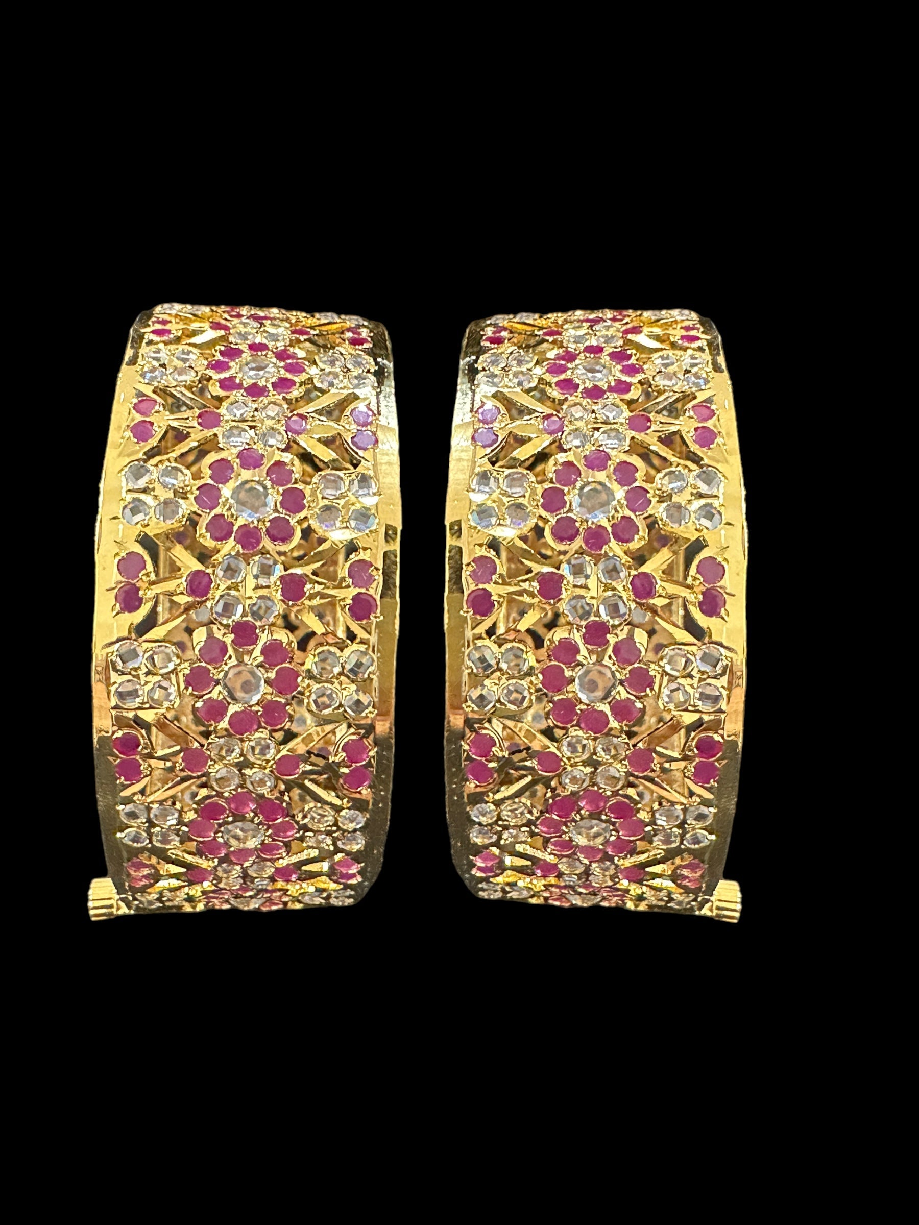 B160 Gold plated hyderabadi bangles ( SHIPS IN 4 WEEKS )