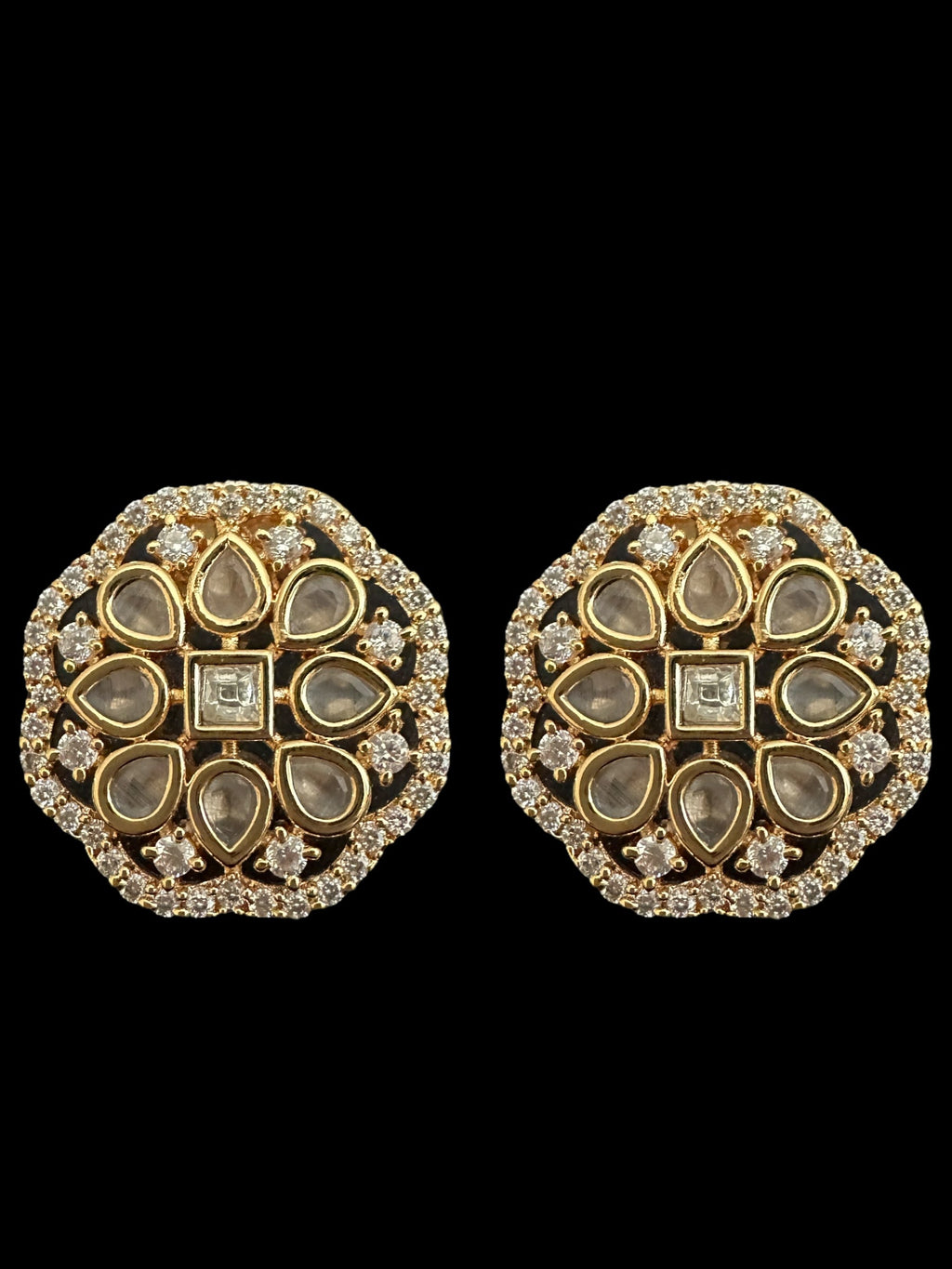 ET506  rose gold plated tops ( READY TO SHIP )