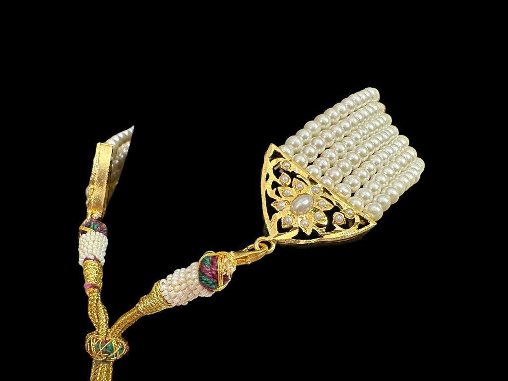 C514 Gold plated jadau choker in turquoise   ( READY TO SHIP  )