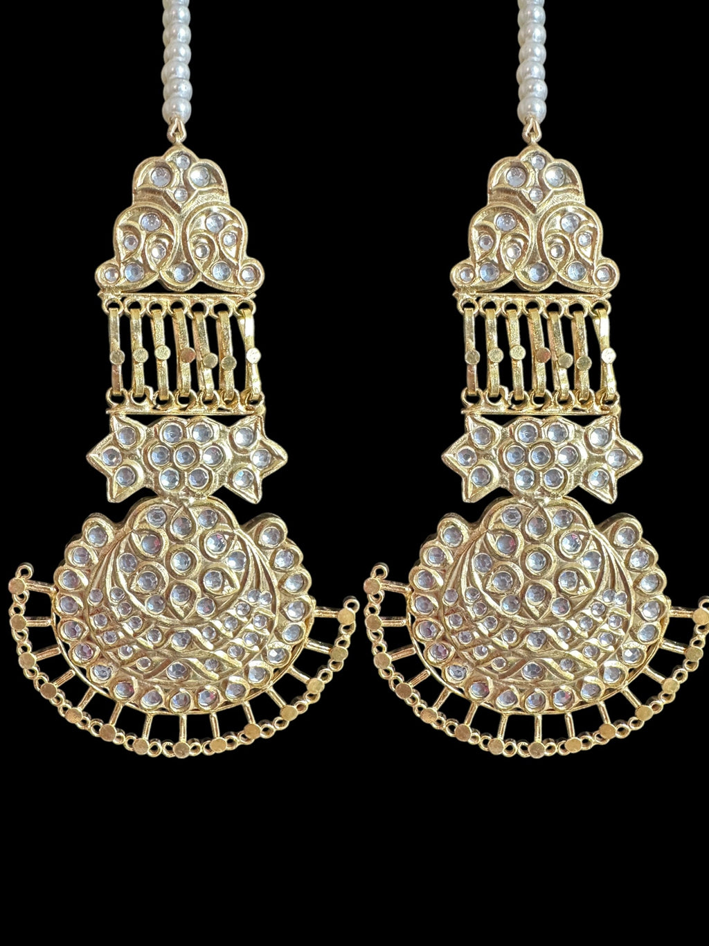 BR475 kundan Rani haar bridal set ( READY TO SHIP )