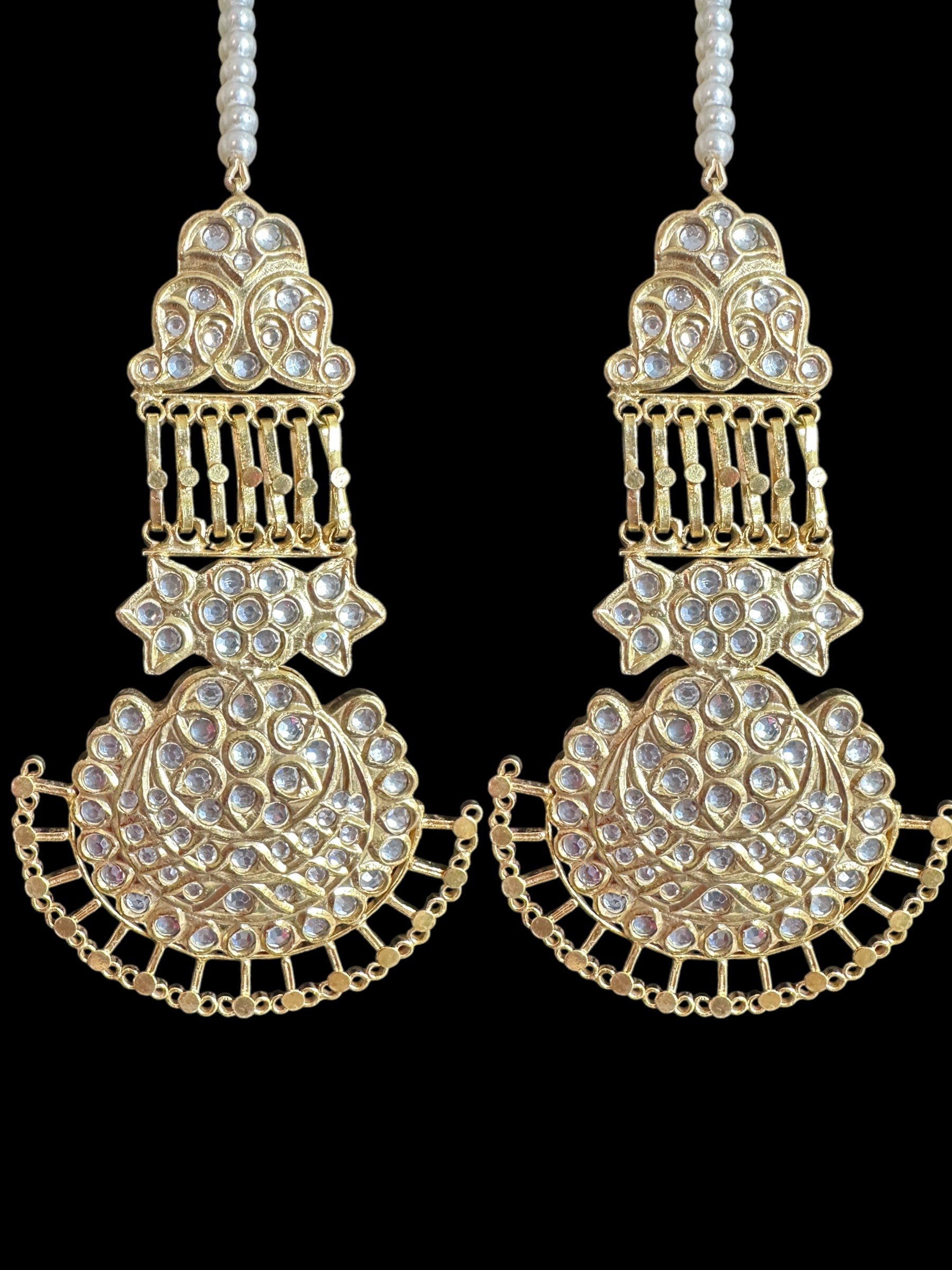 BR475 kundan Rani haar bridal set ( READY TO SHIP )