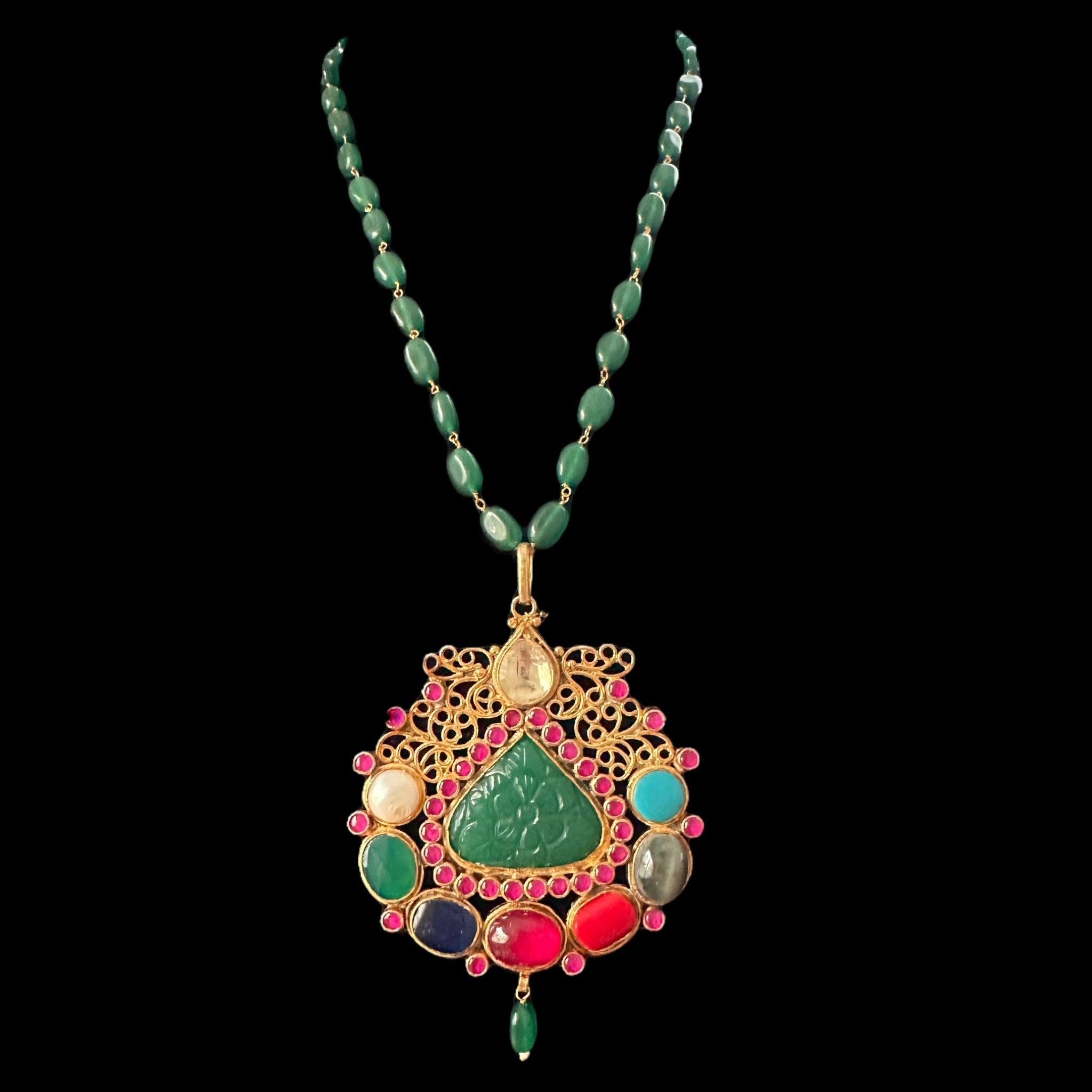 PS332 Swetha pendant set ( READY TO SHIP )