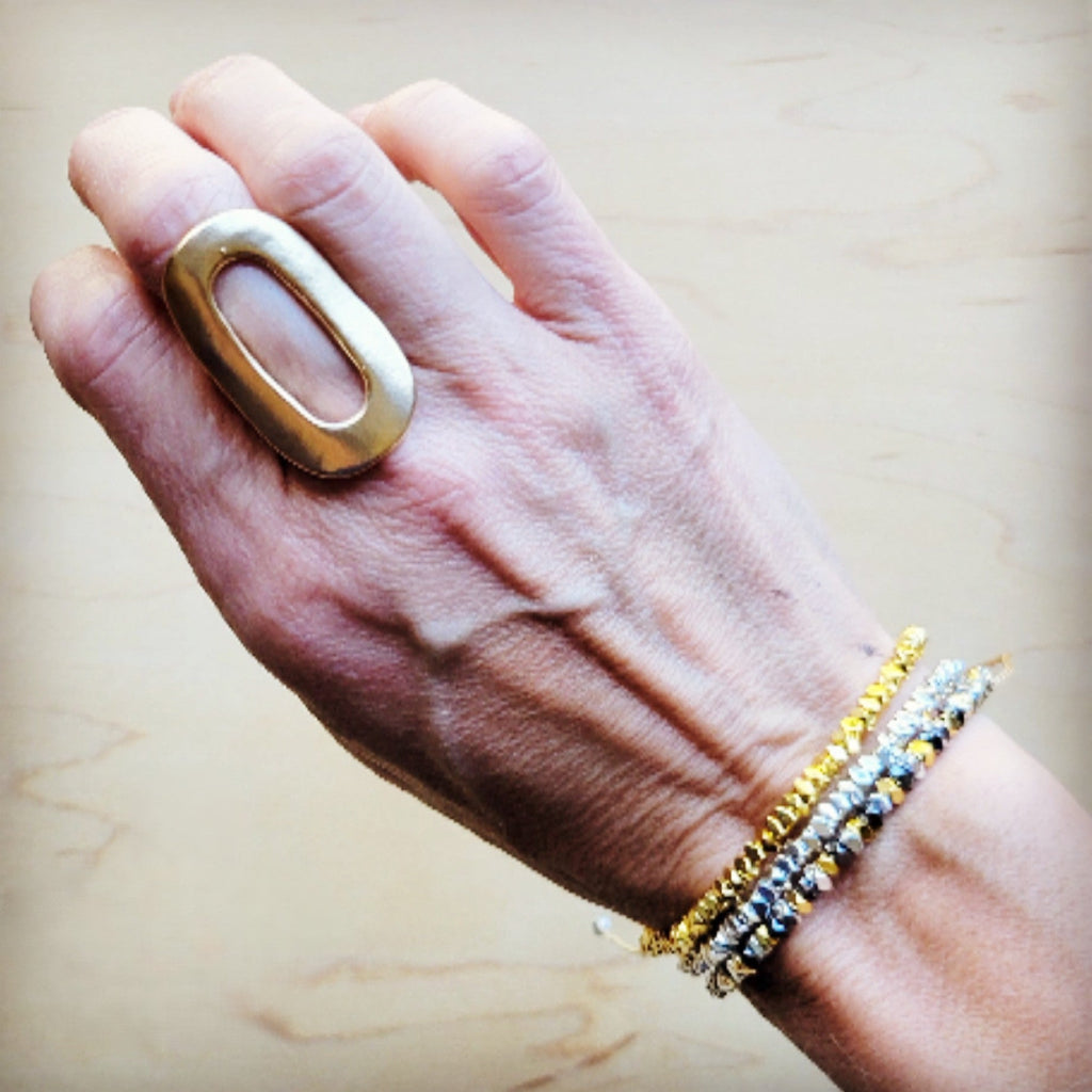 **Stackable Woven Beaded Bracelet in Multi 809x