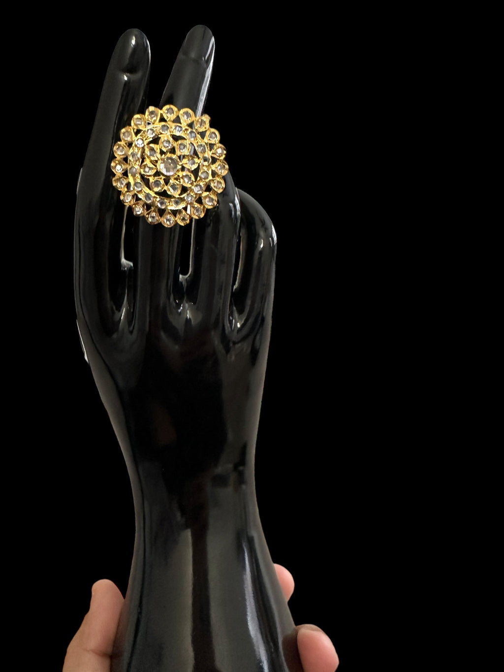 DJR4 Nia cz polki   ring ( READY TO SHIP)