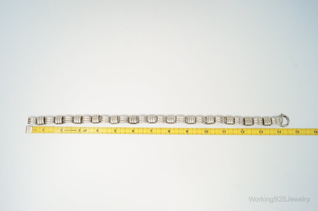 Vintage Designer Napier Sterling Silver Link Necklace