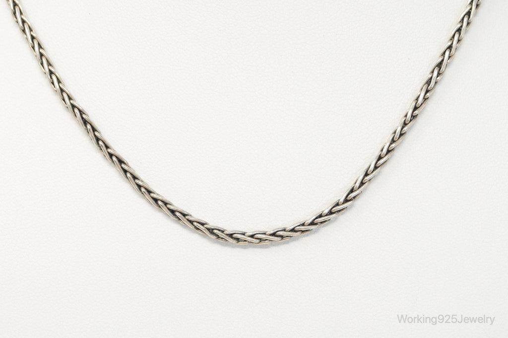Designer BA Suarti High Fashion Sterling Silver Chain Link Necklace