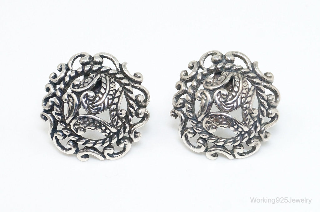 Native Designer Carolyn Pollack Relios Sterling Silver Earrings