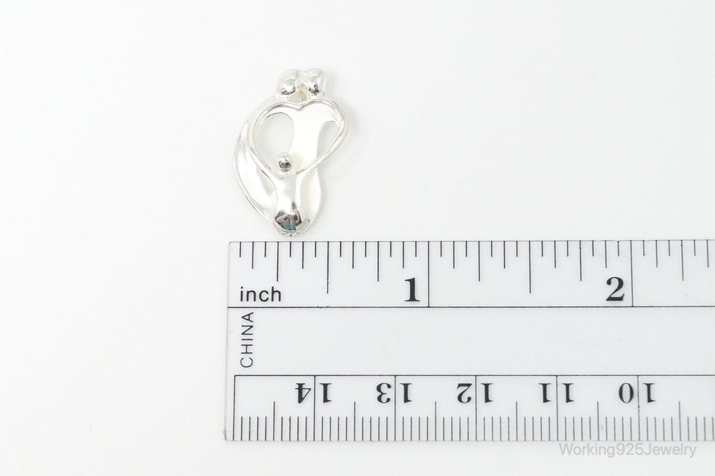 Vintage Native American Carolyn Pollack Relios Family Sterling Silver Pendant