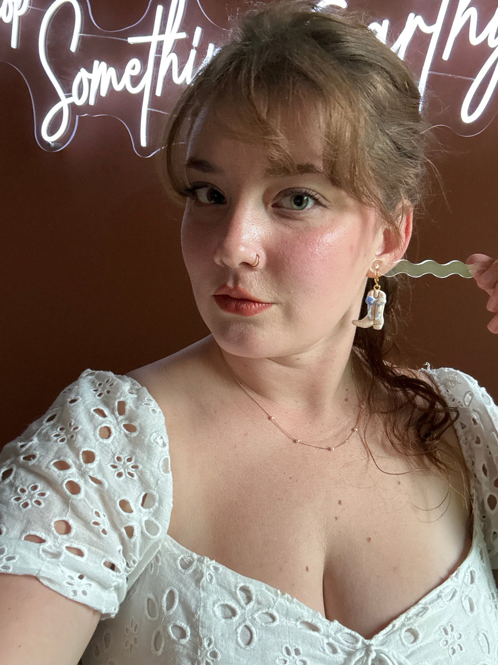 Boots and Bows, Cream