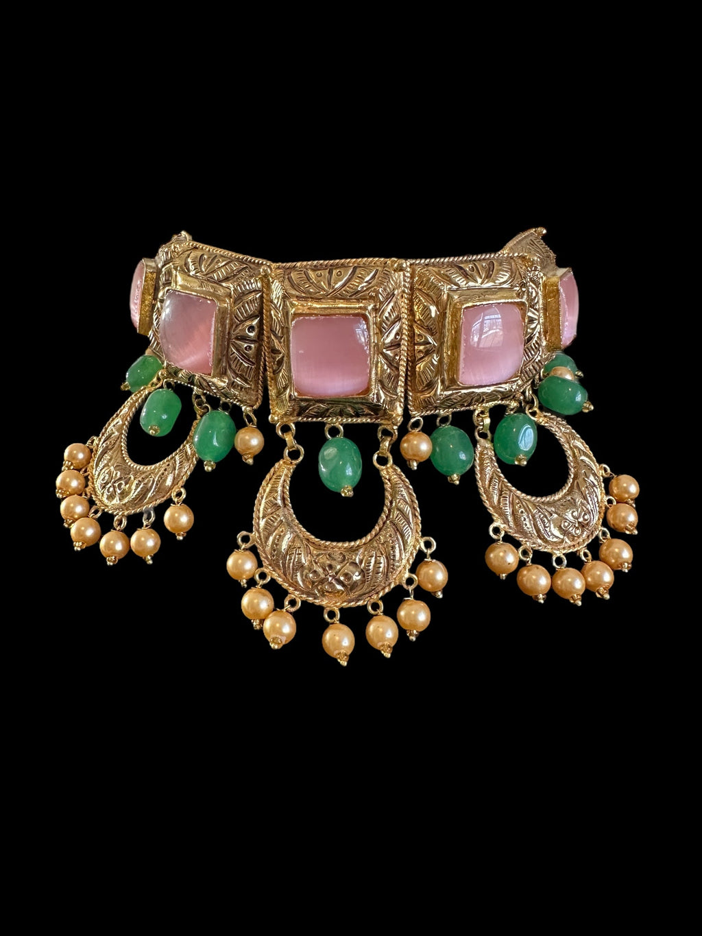 BR484 Amala bridal set in antique finish ( READY TO SHIP )