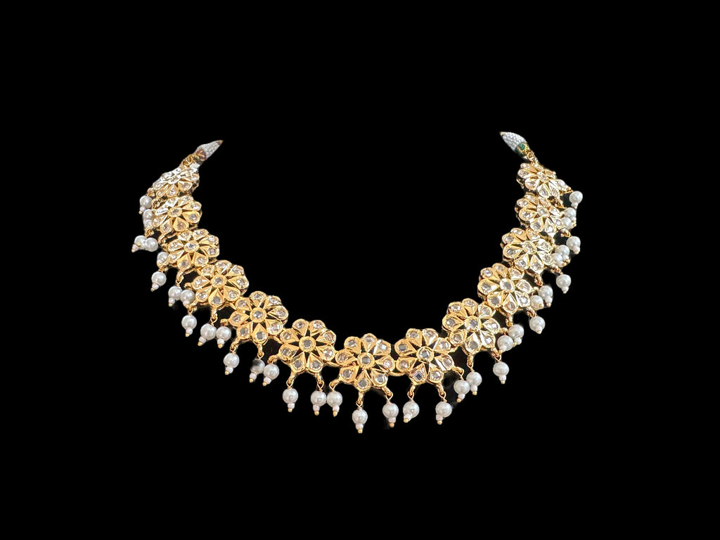 DNS85 Malavika set in pearls (SHIPS IN 4 WEEKS )