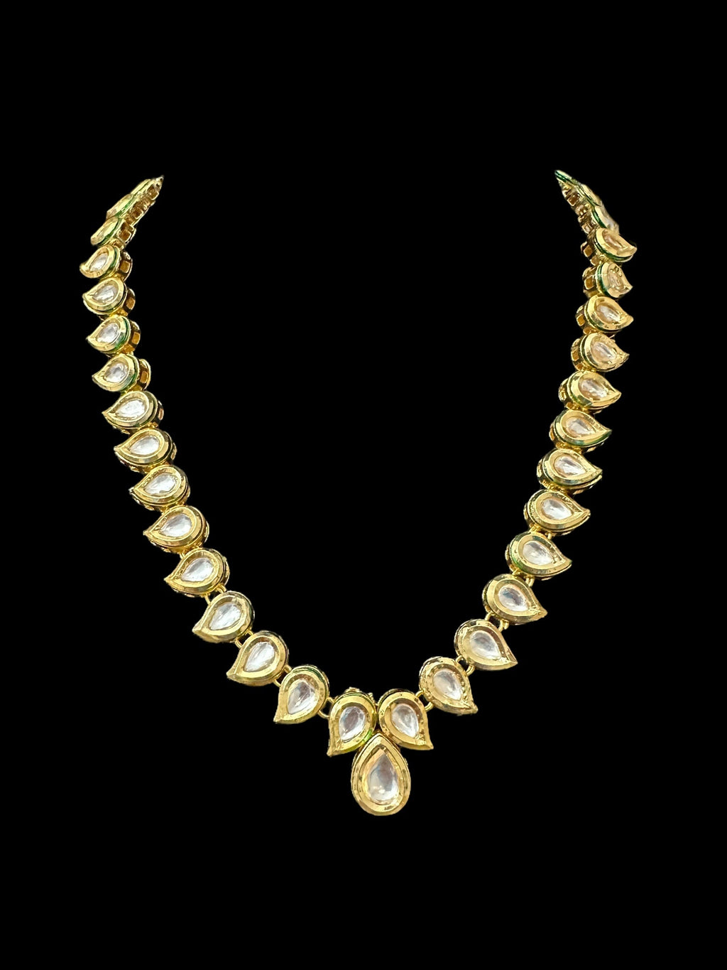 DNS155 high quality kundan necklace set( READY TO SHIP )