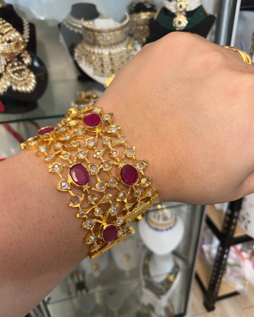 B13 Salma bangles ( RUBY )( READY TO SHIP )