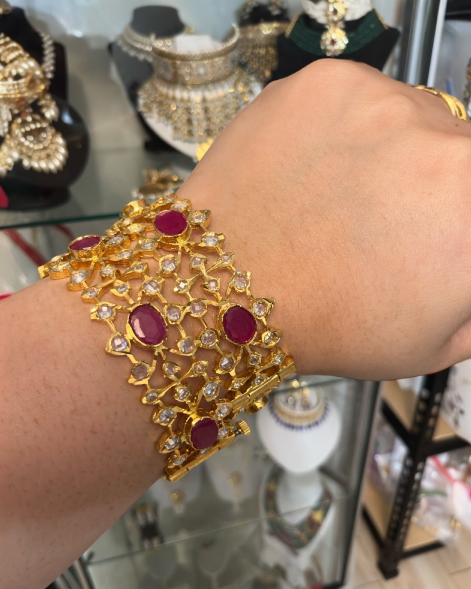 B13 Salma bangles ( RUBY )( READY TO SHIP )