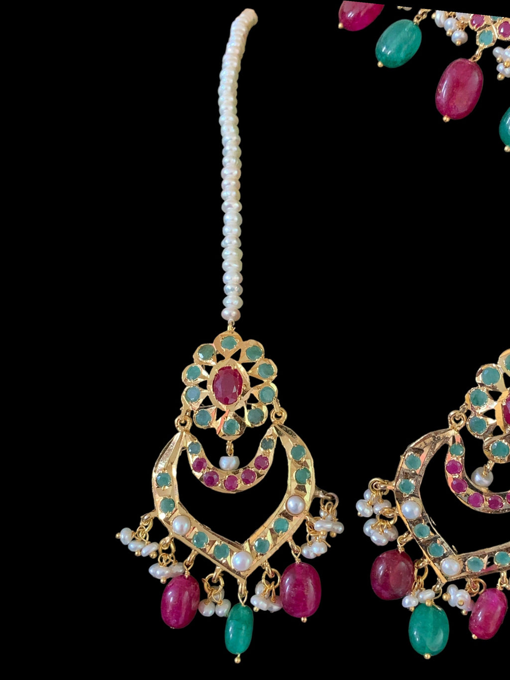 C311 Mahira choker set ( SHIPS IN 4 WEEKS )