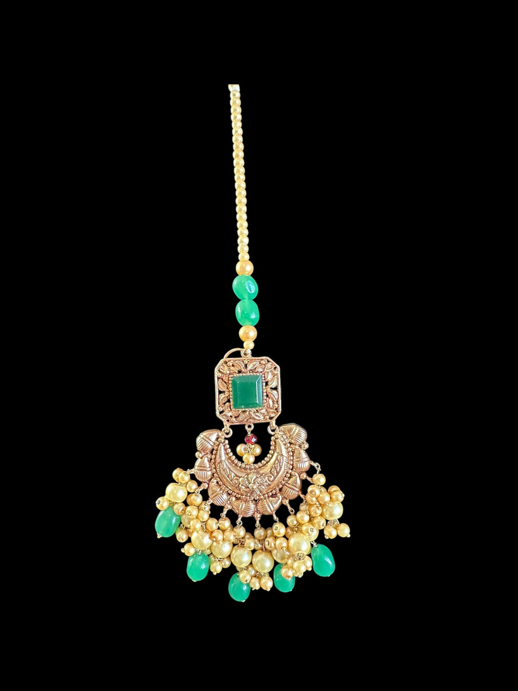 BR483 sadhna bridal set - copper finish ( READY TO SHIP )