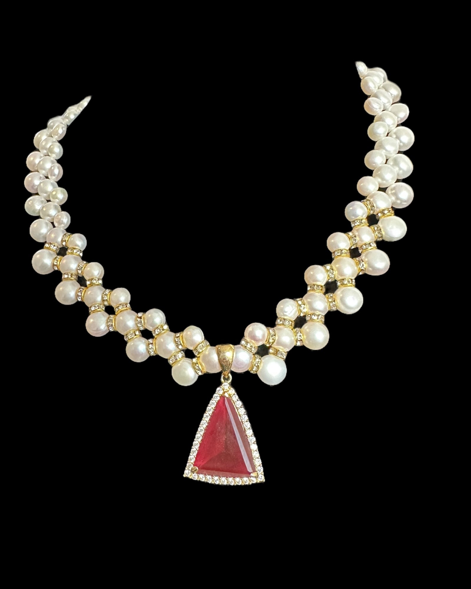 DNS183 Fresh water pearl necklace ( READY TO SHIP )