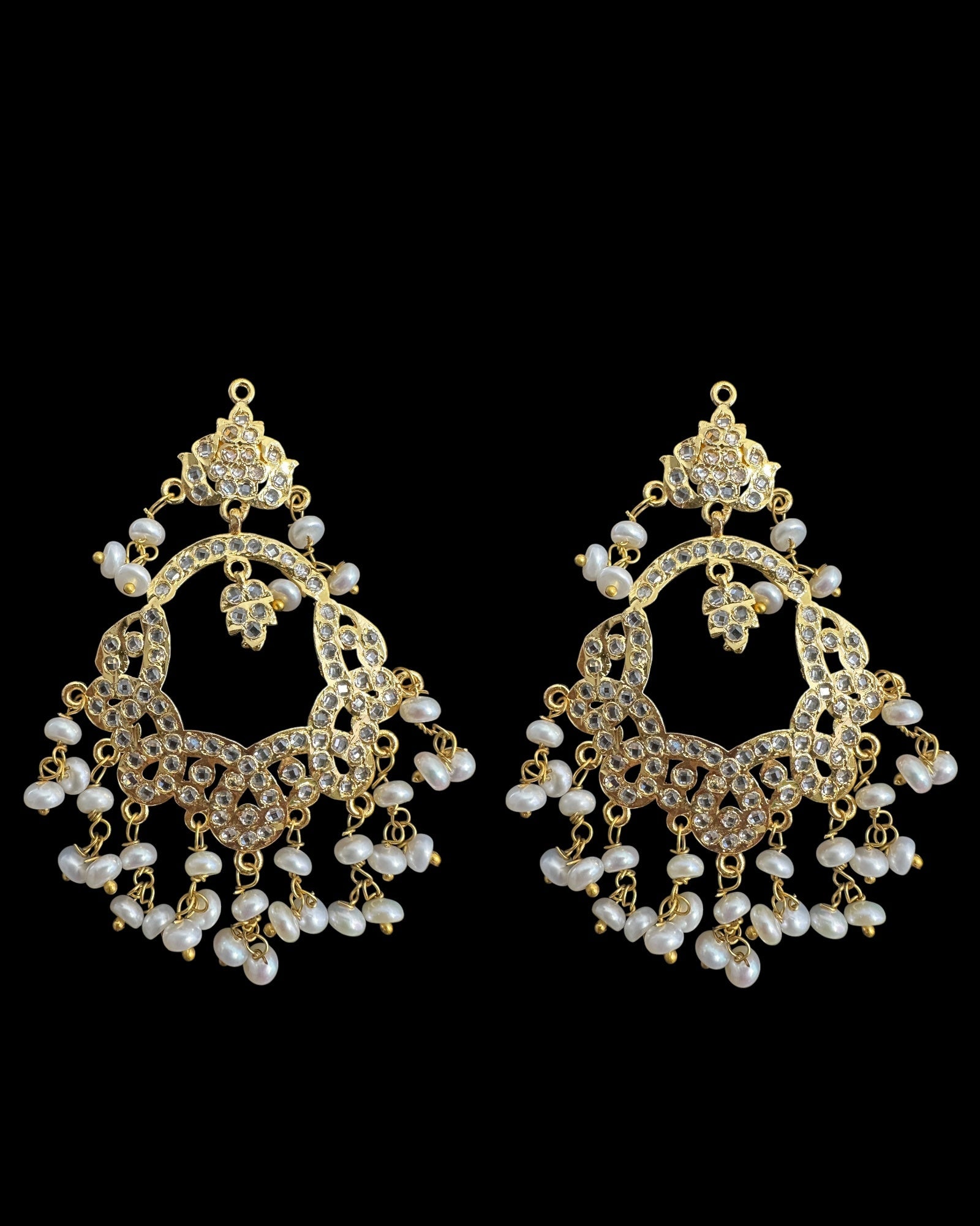 C541 Nishat fresh water pearl choker with earrings ( READY TO SHIP )