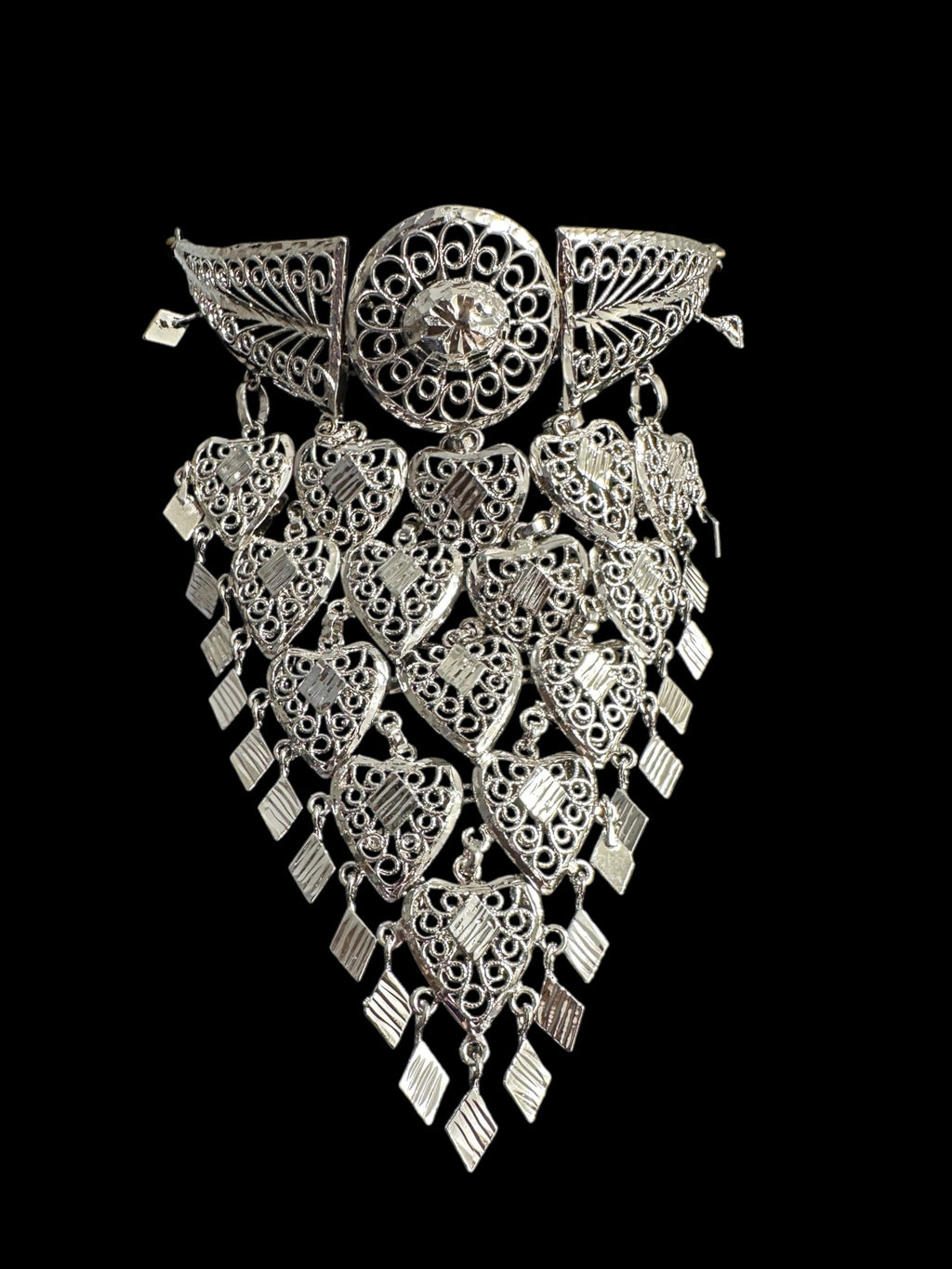 C521 Inas silver plated traditional choker set ( READY TO SHIP )