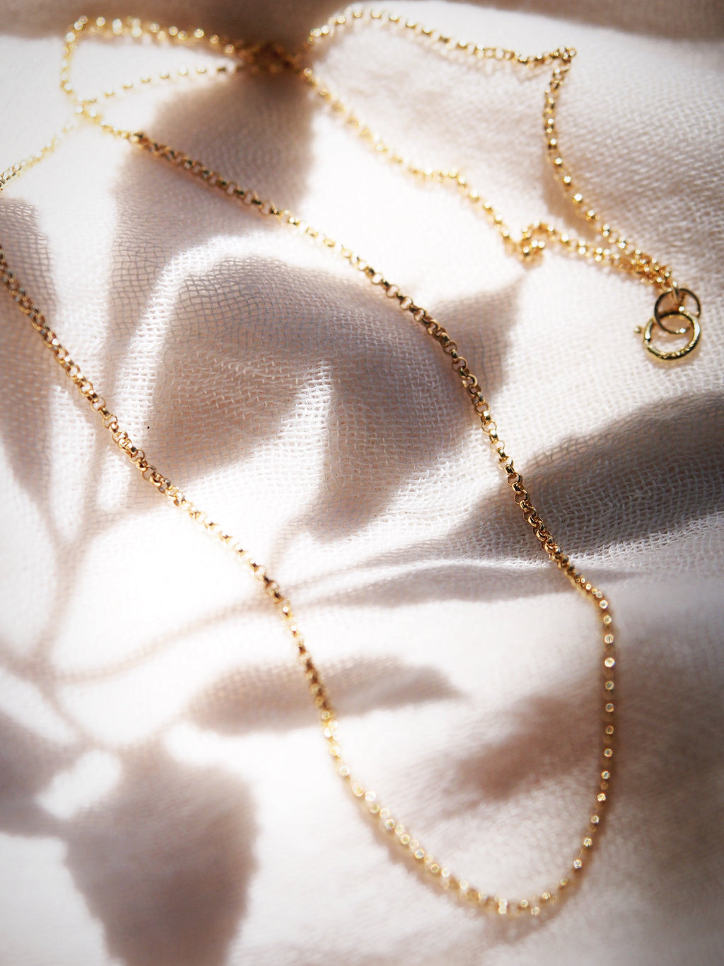 Sale - Gold Rolo Chain Necklace - Hulama