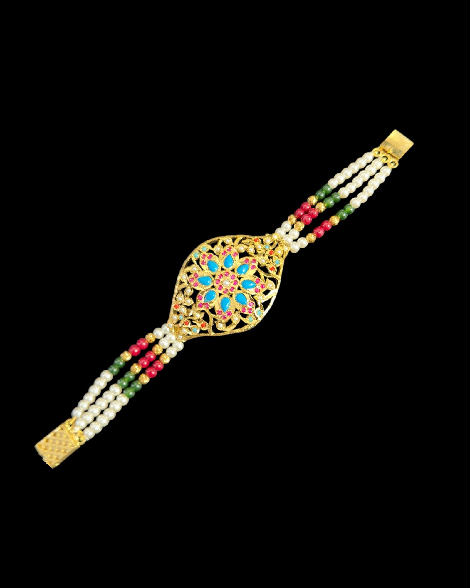 Jadau bracelet - multicolor   ( READY TO SHIP )