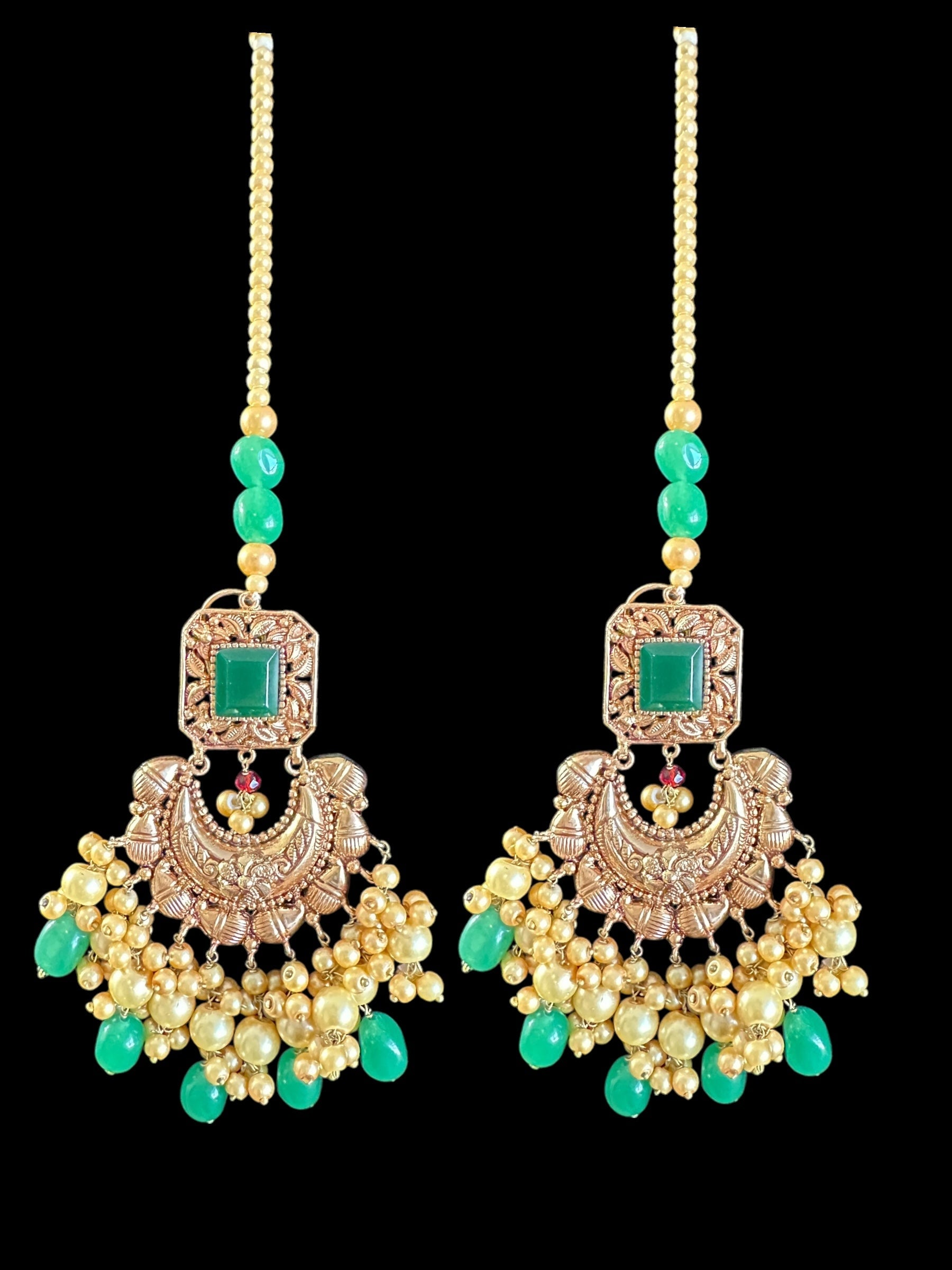 BR483 sadhna bridal set - copper finish ( READY TO SHIP )