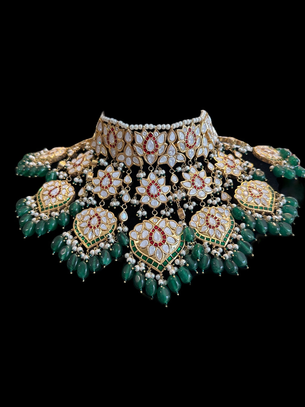 BR466 Subah high quality meena bridal set ( READY TO SHIP )