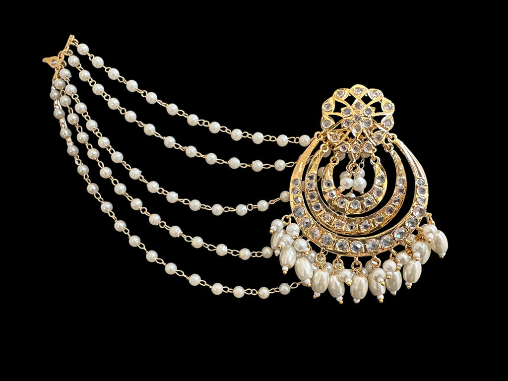 DNS85 Malavika set in pearls (SHIPS IN 4 WEEKS )
