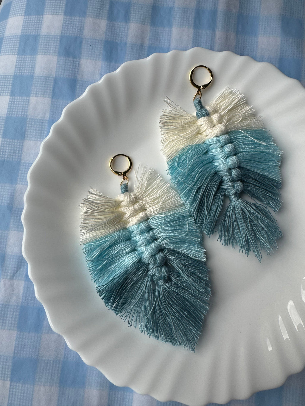 Blue Macrame