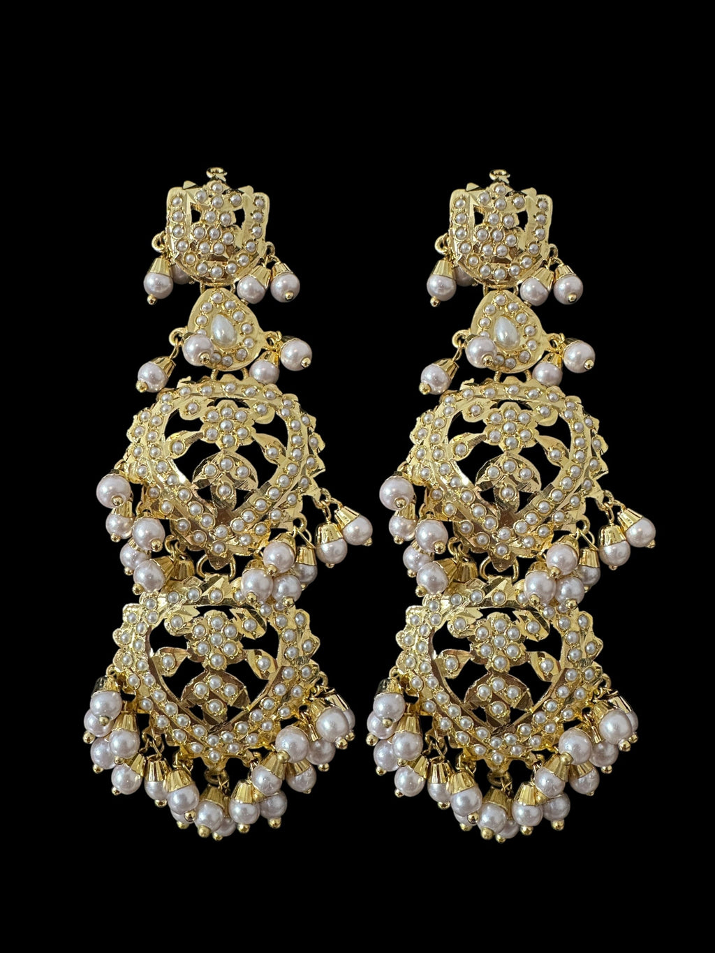 DNS198 Mehwish Jadau necklace with earrings(READY TO SHIP)