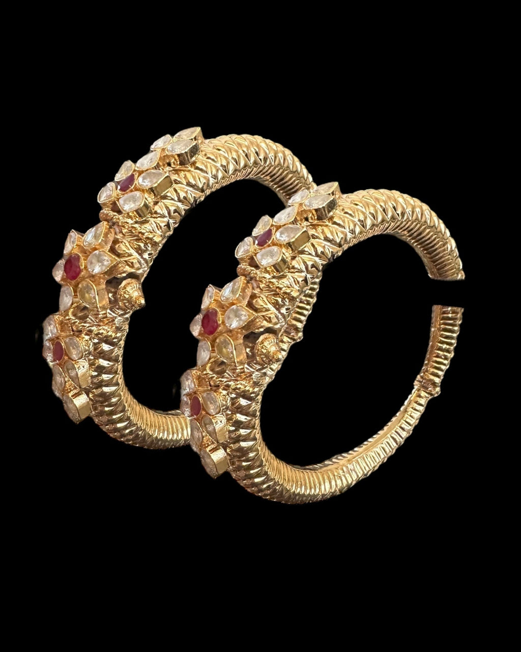 Phannas ka kada - bangles 1 pair in high quality zircon ( READY TO SHIP )