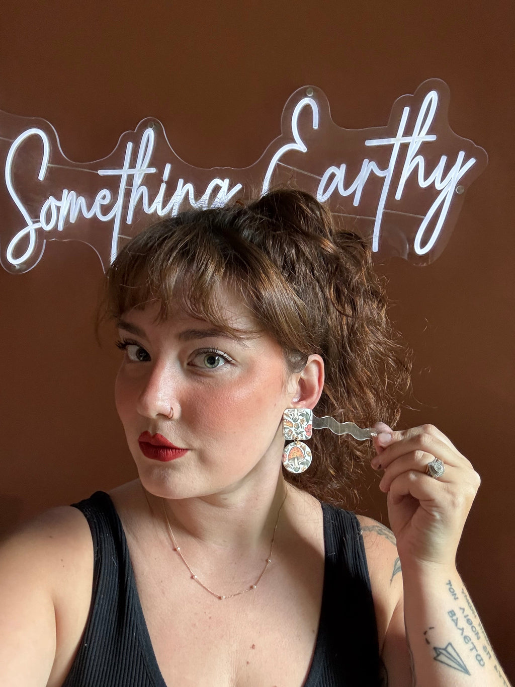 Olivia, in Mushrooms