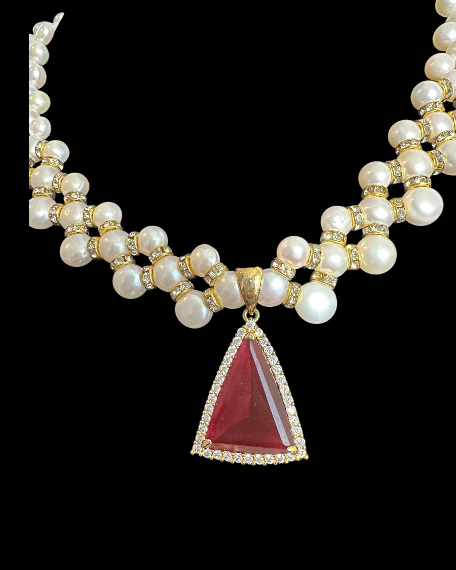 DNS183 Fresh water pearl necklace ( READY TO SHIP )