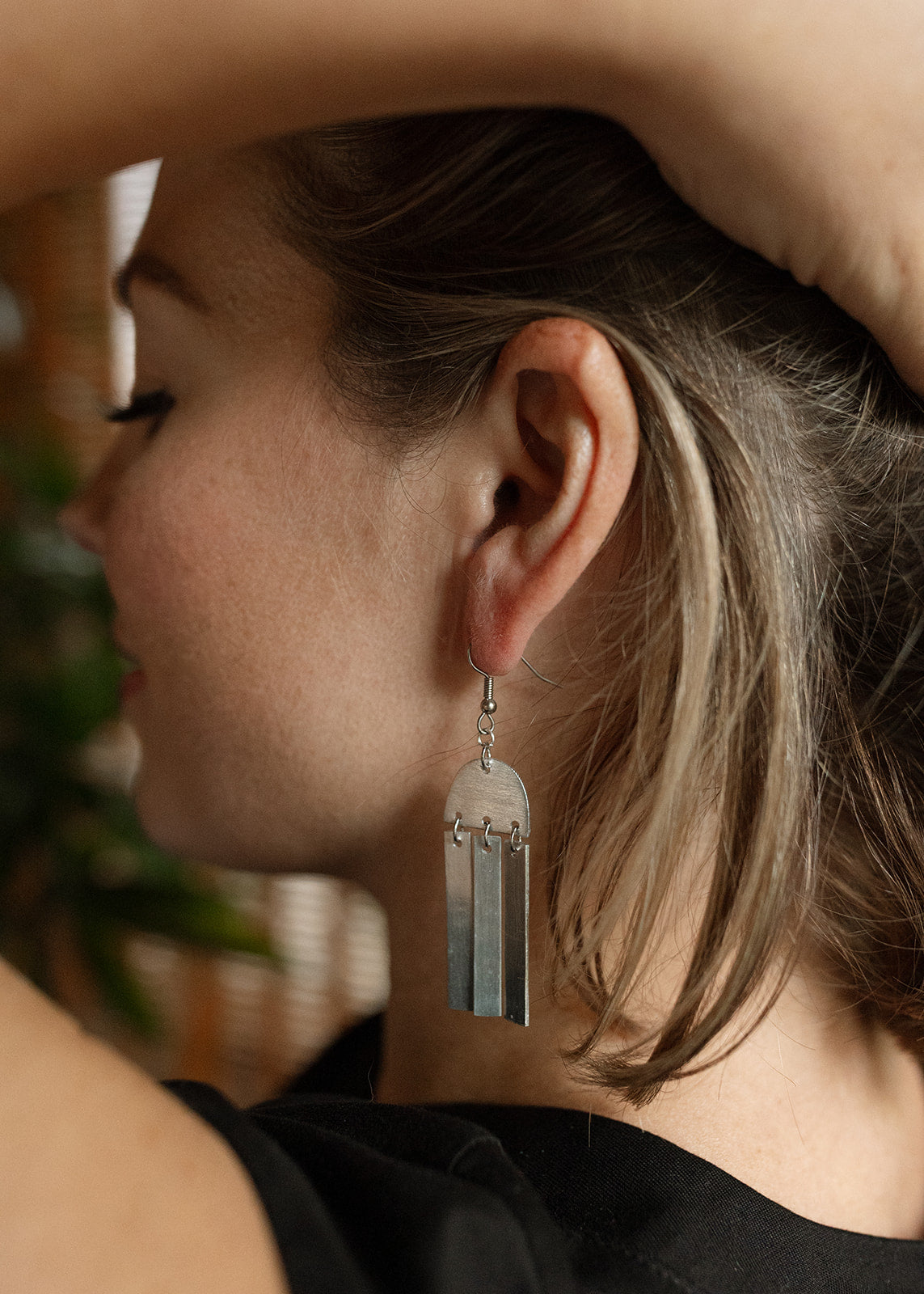 Aluminum Annette Earrings