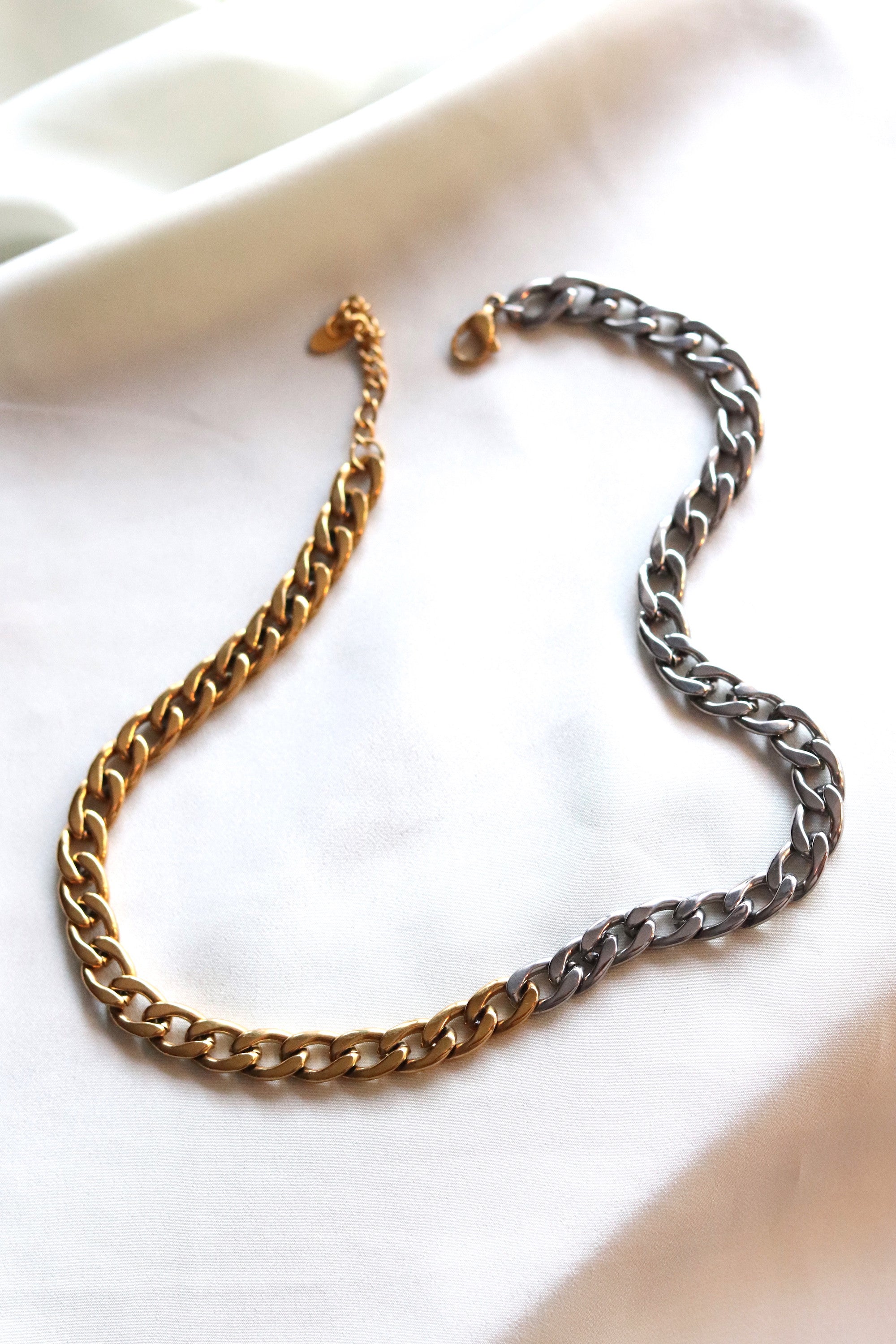 2 Tone Necklace Chain
