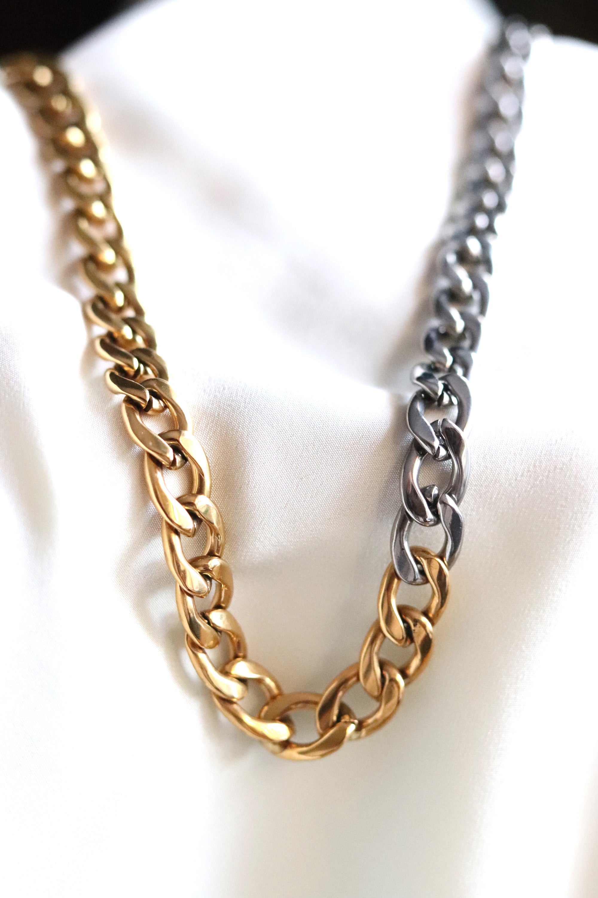 2 Tone Necklace Chain