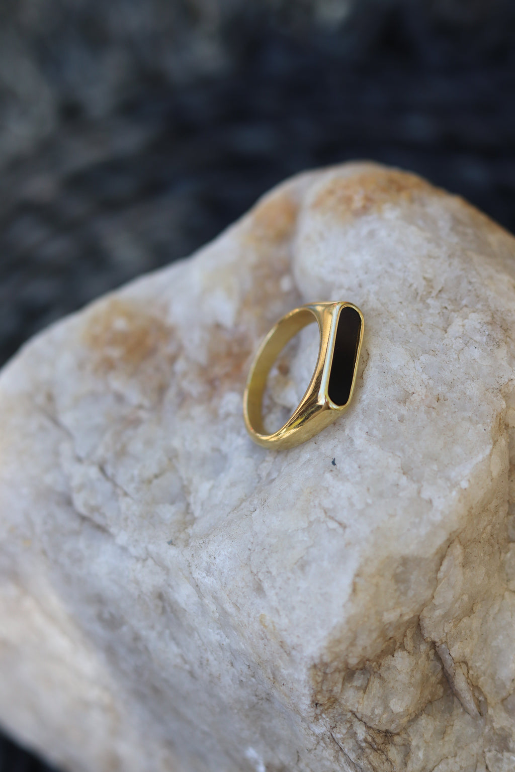 Rev Ring - Gold/Black (Size options) WATER PROOF