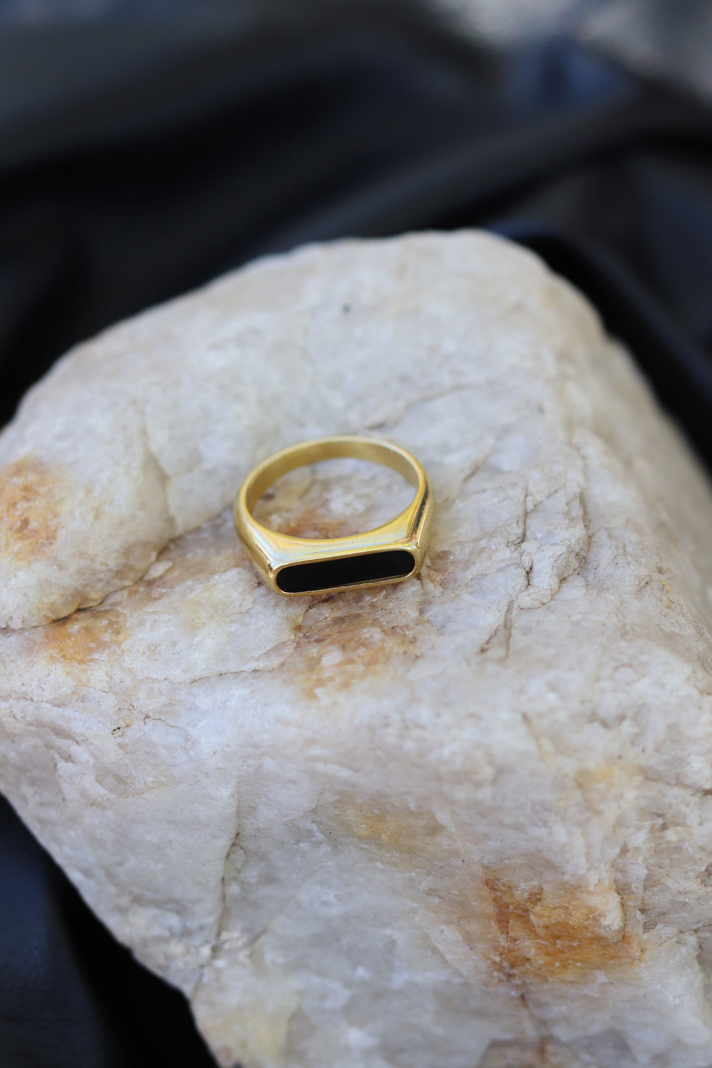 Rev Ring - Gold/Black (Size options) WATER PROOF