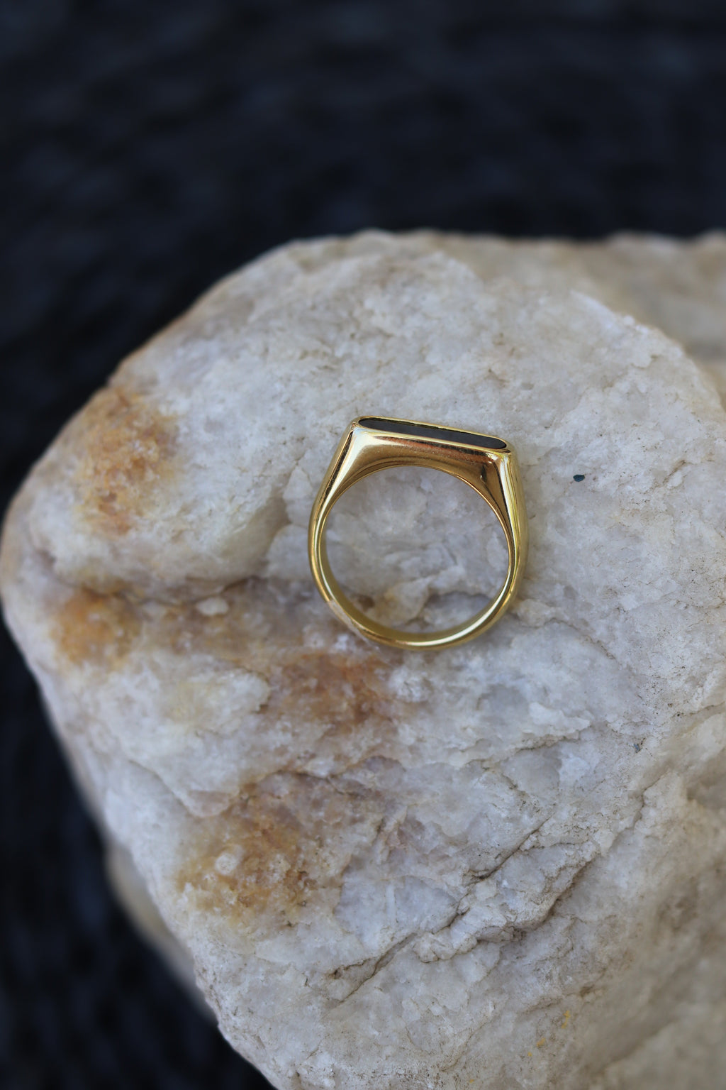 Rev Ring - Gold/Black (Size options) WATER PROOF