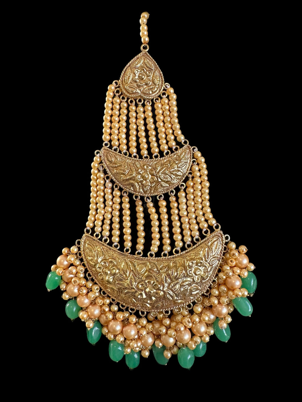 BR484 Amala bridal set in antique finish ( READY TO SHIP )