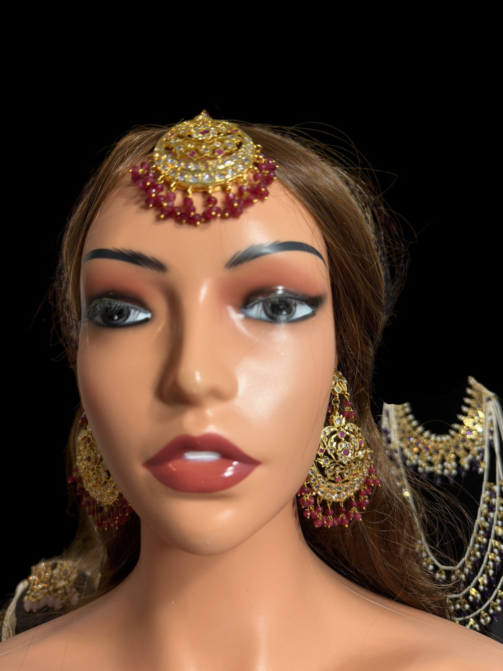ET198 Romana Gold-Plated Earrings & Tika Set ( READY TO SHIP )
