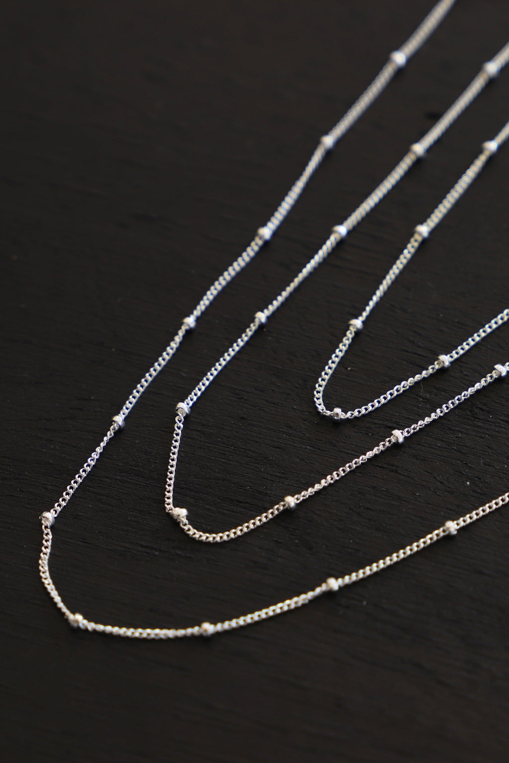 STERLING SILVER SATELLITE CABLE CHAIN