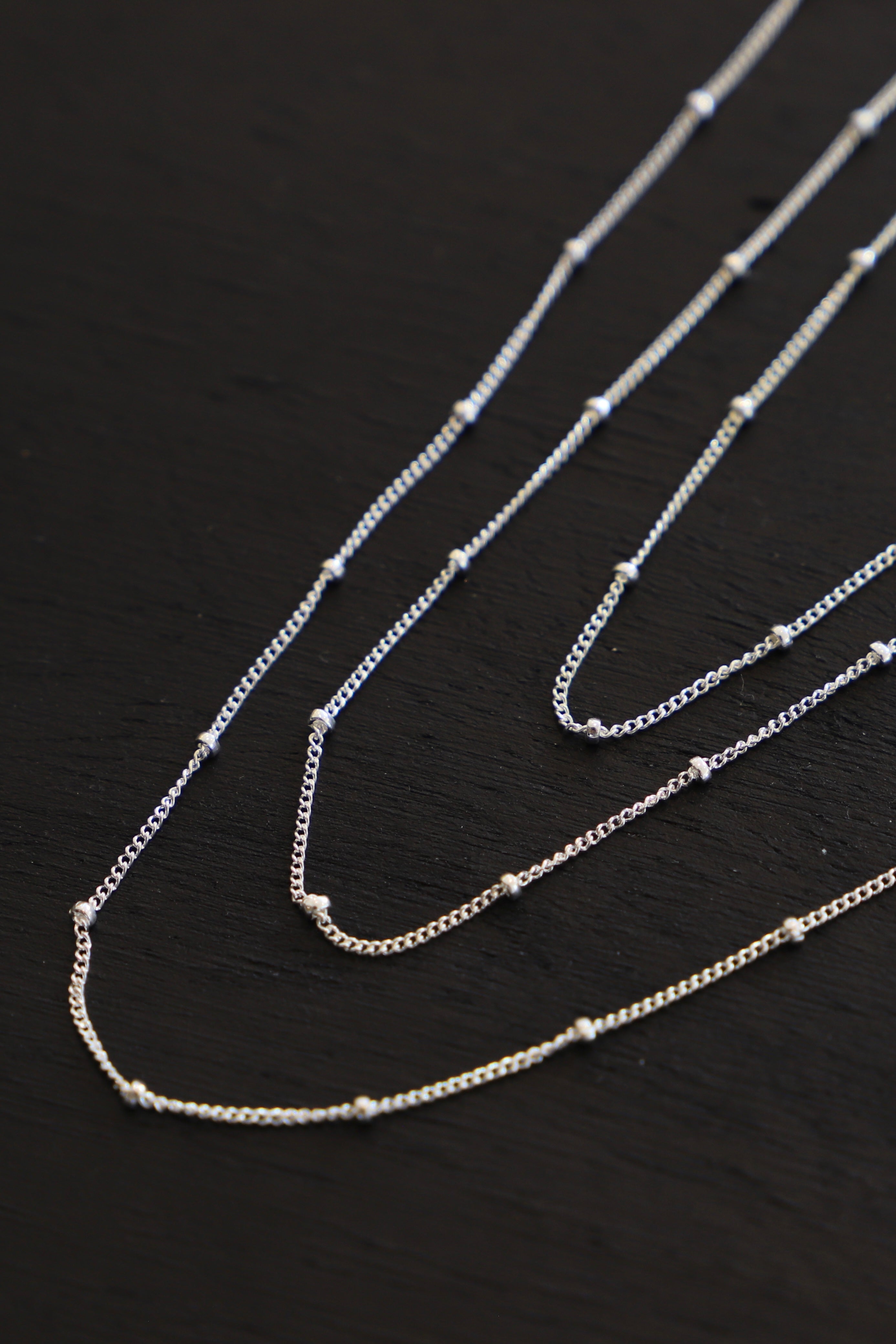 STERLING SILVER SATELLITE CABLE CHAIN