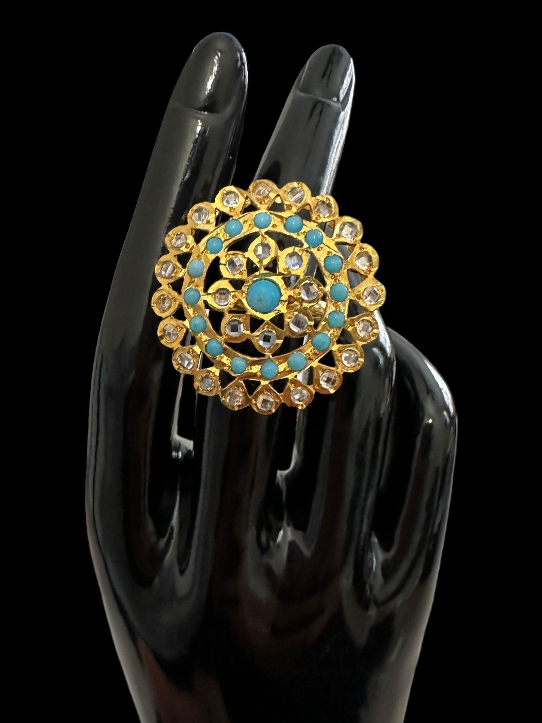 DJR2 Nia turquoise  ring ( READY TO SHIP)