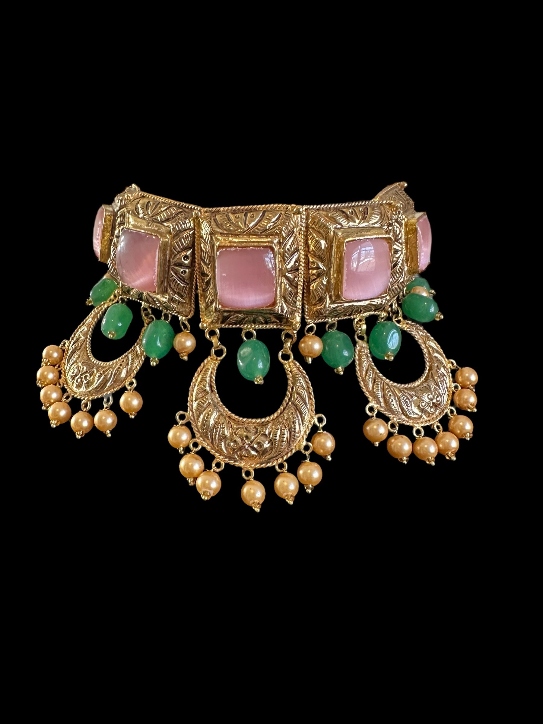 BR484 Amala bridal set in antique finish ( READY TO SHIP )