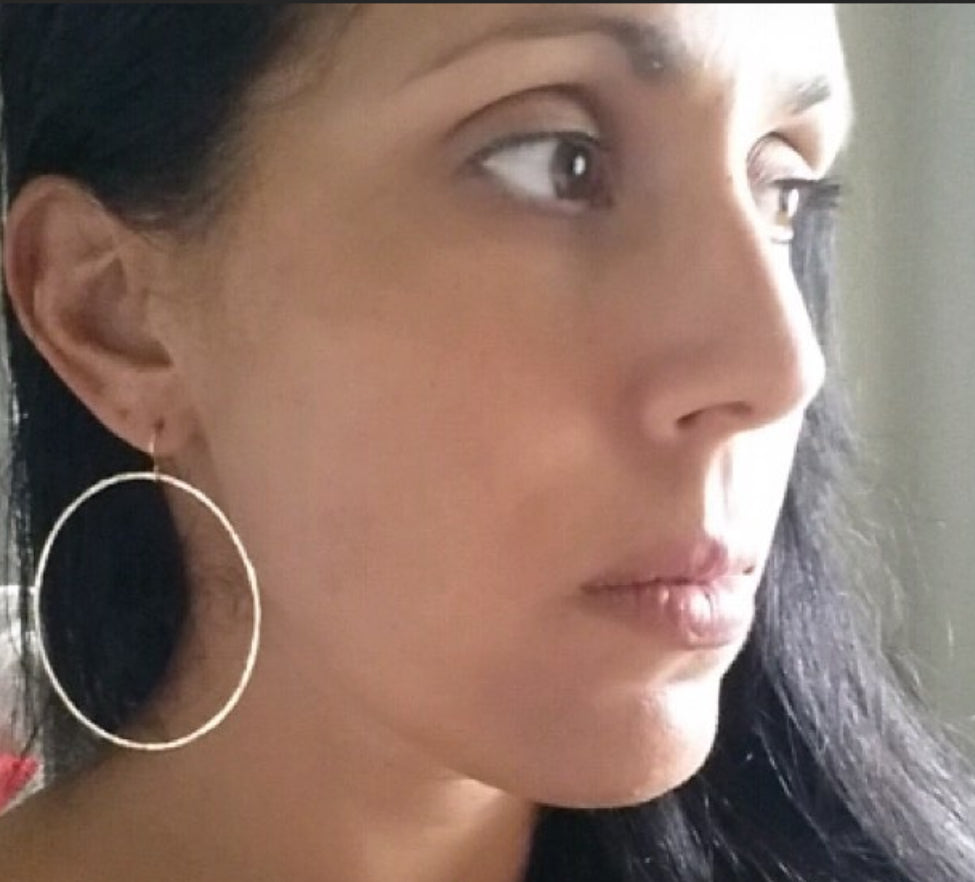 SKINNY XL BEACH  HOOPS