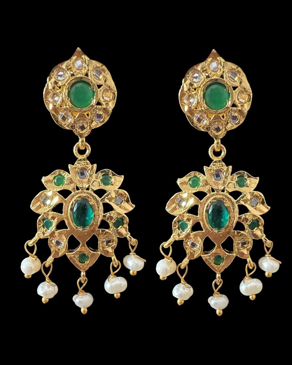 PS560 Akriti long pendant  with earrings ( READY TO SHIP )