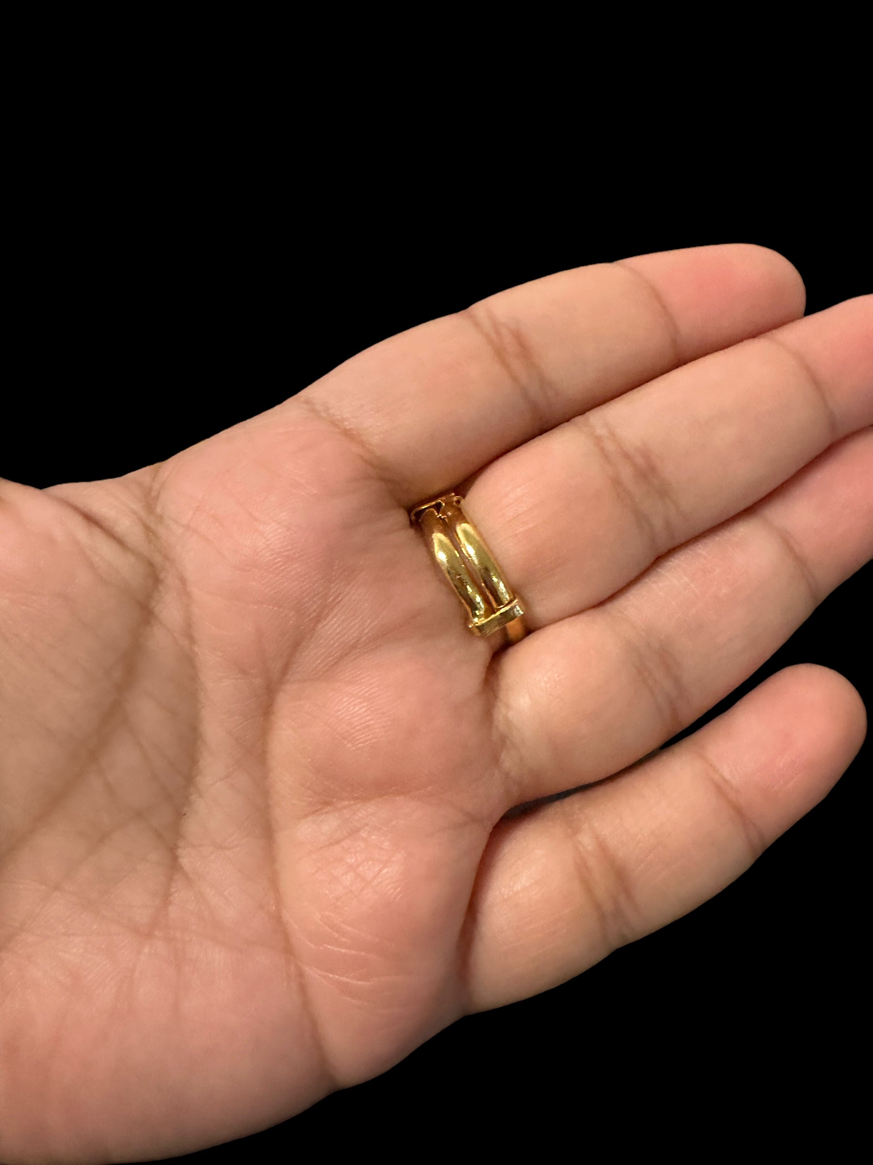 DJR112 Jadau ring -  ruby emerald pearl    ( READY TO SHIP )