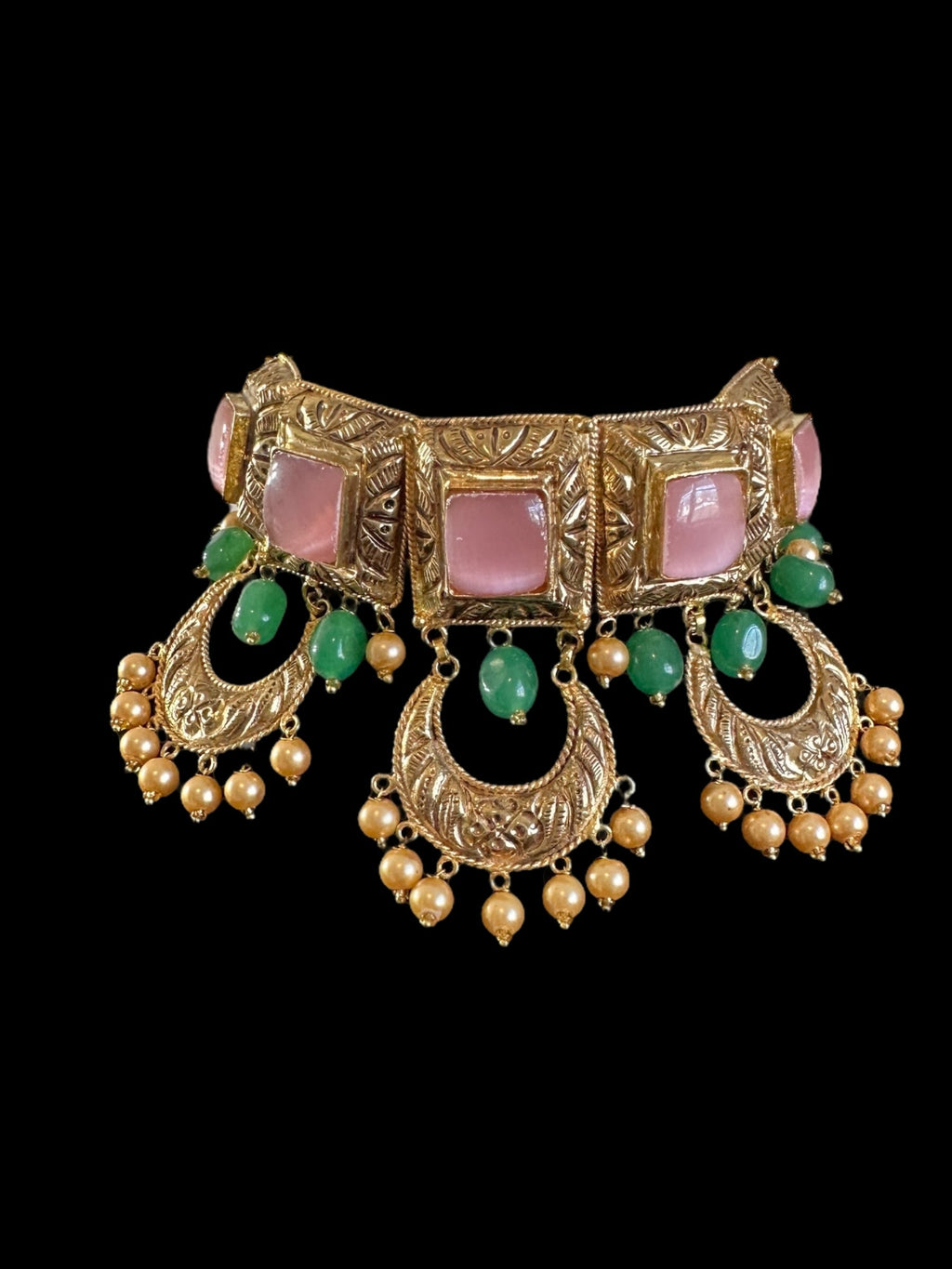 BR484 Amala bridal set in antique finish ( READY TO SHIP )